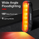 LAOTIE B02 1800Lm Brightness Bike Headlight 4800mAh Battery Anti-glare Design IPX6 Waterproof 5 Light Modes Type-C Fast Charge Aluminum Alloy Bicycle Front Light