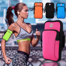 Running Black Grey Arm Bag Adjustable High Capacity Lightweight Waterproof Sports Bag for Workout Fitness Cycling