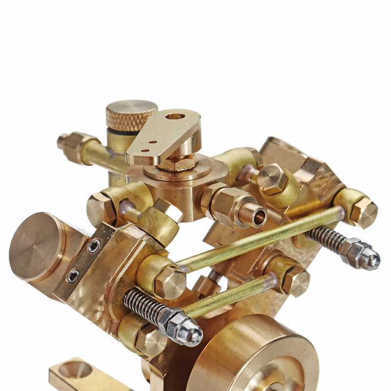 Microcosm OKMO Micro Scale M2B Twin Cylinder Marine Steam Engine Model Stirling Engine Gift Collection