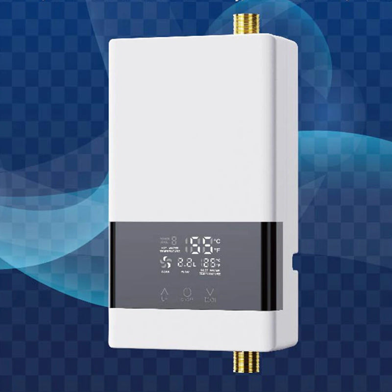 Tevorex Tankless Water Heater Simple Installation Constant Water Heater Retome Control EU Plug 220V for Kitchen