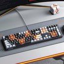 UGREEN KU103 108-Keys Wired Mechanical Gaming Keyboard Silence Structure PBT Keycaps Red Switch LED Backlit USB-C Ergonomics E-sports Gaming Keyboards for PC Laptop Computer