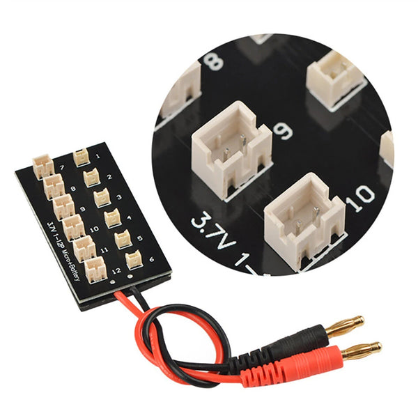 3.7V 1S Balance Charging Board Micro JST-PH Parallel Connect Plate for Blade Inductrix