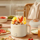 Littlelofa 1.6L Electric Cooker Household Mini Hot Pot 500W Cooking Pot For 1-2 People Home Kitchen Dormitory