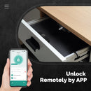 MOES Tuya bluetooth Smart Cabinet Lock App Remote Control IC Card Keyless Entry Unlock Door Locker 250 Users Auto Lock Smart Home Security for Wood Glass Furniture Drawer