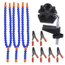 Multi Soldering Station Third Hand Tool With 6 Flexible Arms Soldeirng Iron Holder for PCB Welding Repair