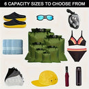 IPRee 6 PCS Outdoor Waterproof Bag Dry Sack for Drifting Boating Floating Kayaking Beach Waterproof Beach bag Long-lasting dry bag