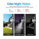 ESCAM QF103 3MP WiFi IP Camera Wireless PTZ Solar Panel Battery Cam Intelligent Night Vision Human Detection Two-way Audio IP66 Waterproof PIR Alarm Camera for Home Safety