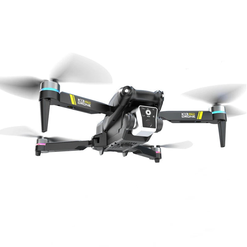 XKJ K13 MAX WiFi FPV with LCD Screen Controller HD Camera Optical Flow Positioning Brushless Foldable RC Drone Quadcopter RTF