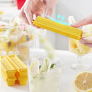 French Fries Long Frozen Ice Cube Mold Household Food Grade Ice Tray Ice Making Artifact Popsicle Mold Square Ice Large Icicle