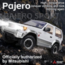 LDRC 1297S Newly Upgraded RTR 1/14 2.4G 4WD for Mitsubishi Pajeyo V24WG 1992 Sport RC Car Dual-Speed Mechanical Shifting Classis Off-Road SUV Climbing Truck LED Light Full Proportional Control Metal Gears CVD Straight Axle Vehicles Models Toys