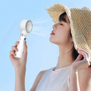 Tevorex Cooling Bladeless Fan USB Rechargeable Personal Fan 100 Speeds Adjustable Desk Fan Gifts for Women Men Travel/Camping/Outdoor