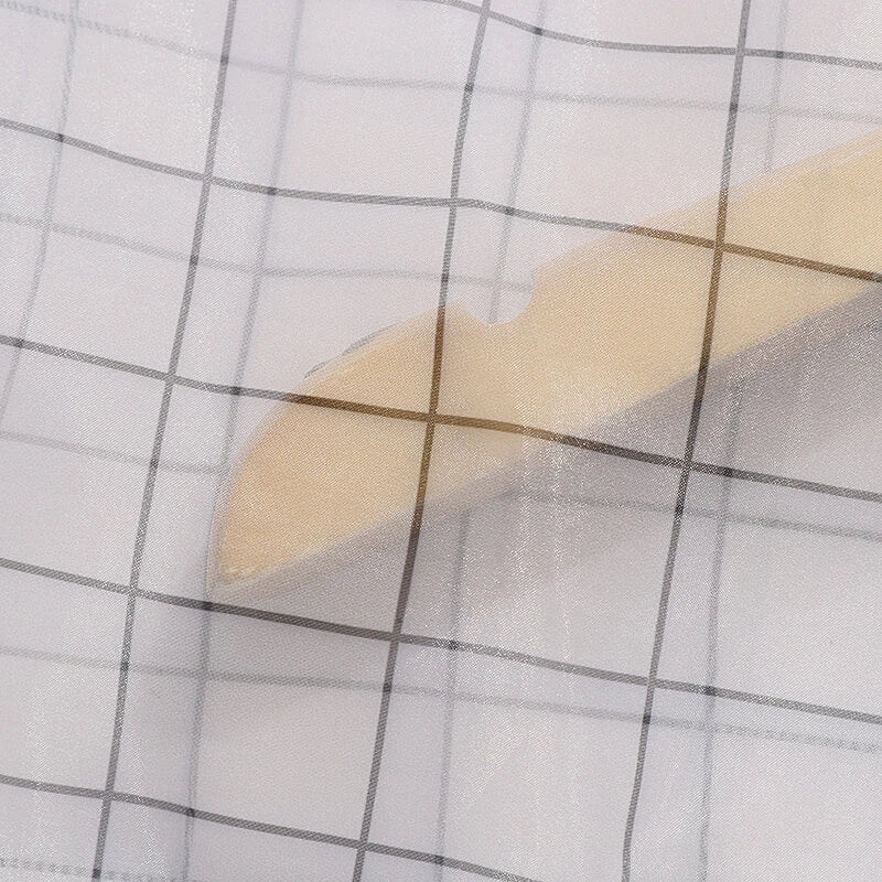 INCERUN Men Shirt Mesh Transparent Plaid Lapel 3/4 Sleeve Short Shirt Fashion Casual Men Clothing Loose Button Camisas