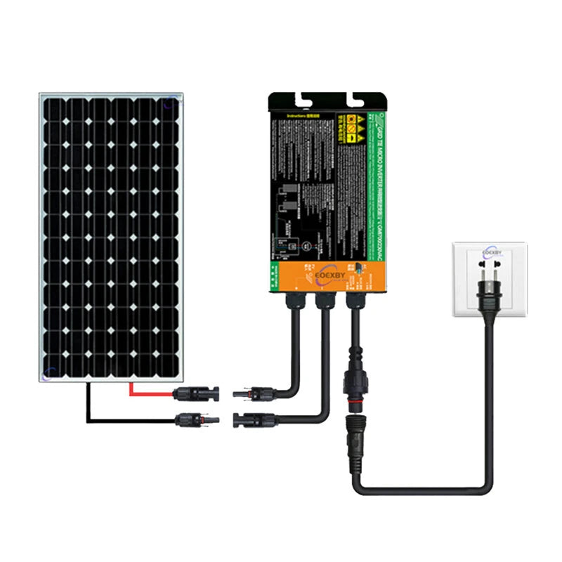 GMI700 MPPT Solar Mirco Inverter for Balcony Power Plant High-performing Grid-tied Sinewave Parallel 2x350W Solar Panels