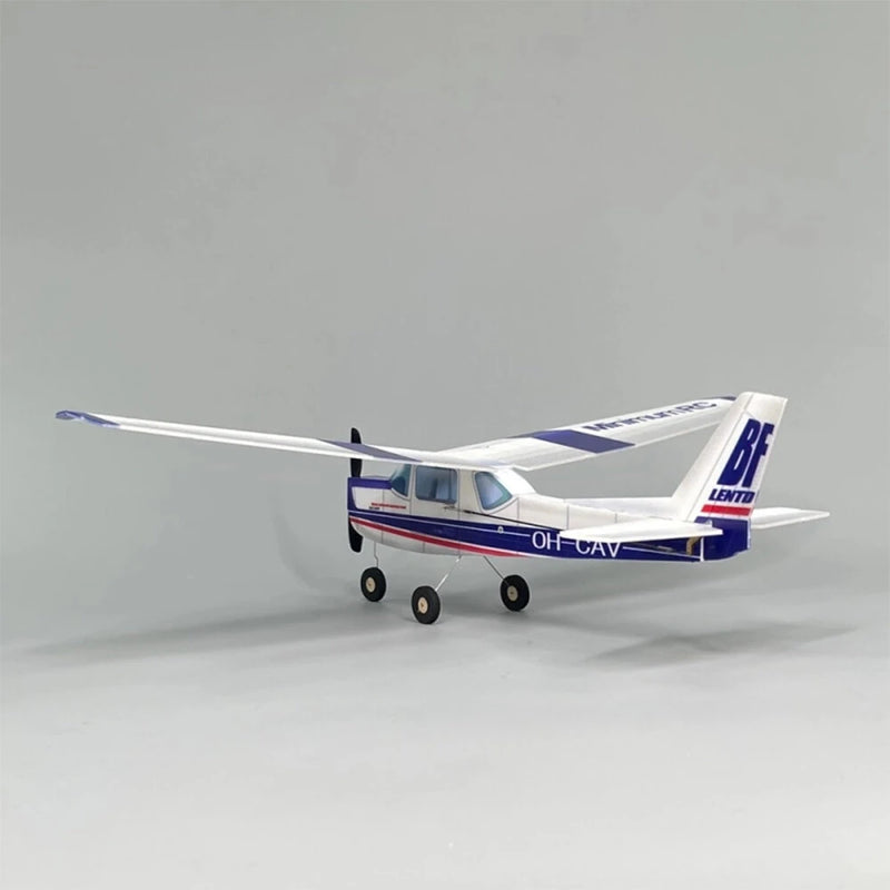 MinimumRC Cessna-152 Skyline Blue 360mm Wingspan 2.4GHz 3CH Gyro Stabilization Trainer RC Airplane KIT with Brushed Motor