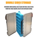 SAMOLLA 12/14 Compartments Double Sided Fishing Tackle Box Y-slot Fishing Gear Organizer Fishing Tool Storage Case