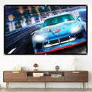 100/120 Inch Portable Foldable HD Projector Screen 16:9 Aspect Ratio Black Backing Outdoor Movie Screen for Home Theater Wide 160 Degree Viewing Angle Easy Installation