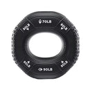 KALOAD Silicone Adjustable 20-90LB Hand Grip Strength Exercise Gripping Ring Fitness Finger Forearm Trainer Carpal Expander