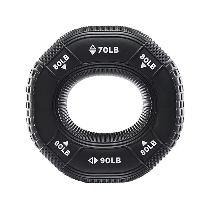 KALOAD Silicone Adjustable 20-90LB Hand Grip Strength Exercise Gripping Ring Fitness Finger Forearm Trainer Carpal Expander