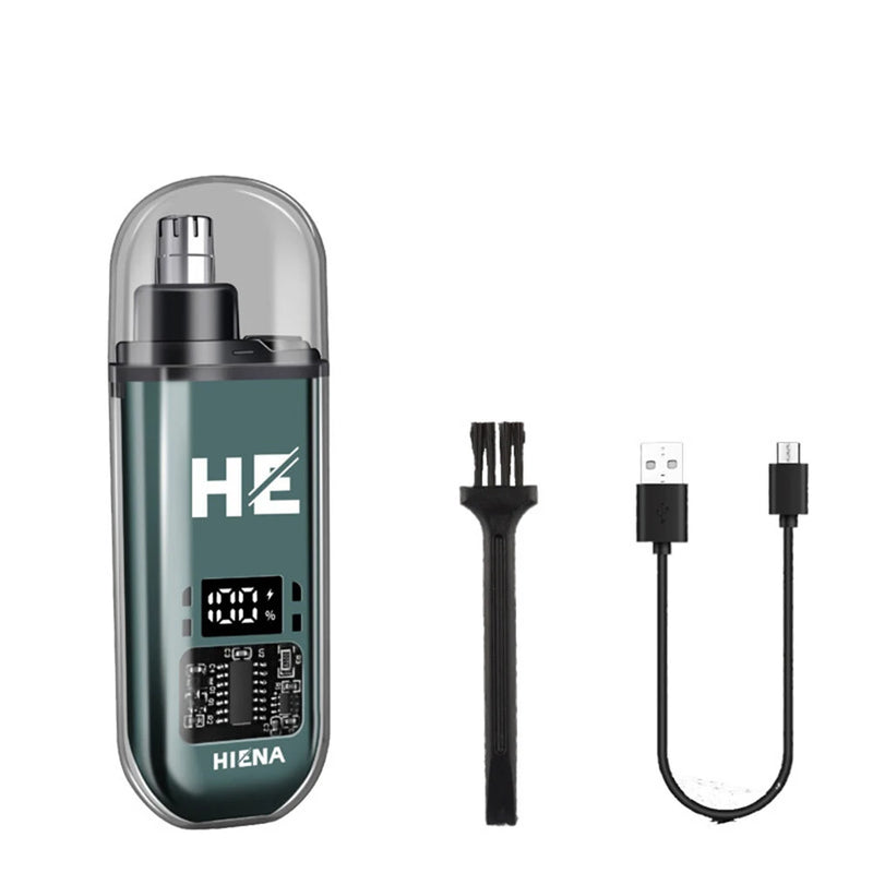 Electric Nose Hair Trimmer Rechargeable Powerful Motor 360 Rotating Head Universal Portable Nose Hair Trimming for Men Women