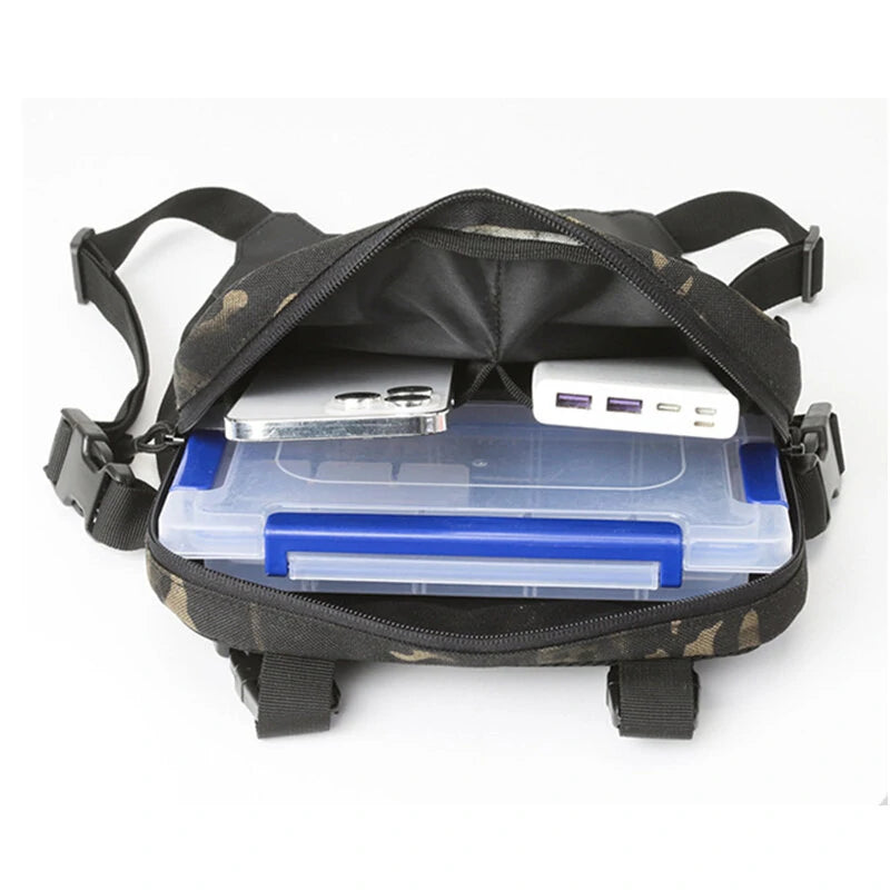 ZANLURE Fishing Mini Tactical Bags 20L Capacity Waterproof Nylon Climbing Camping Backpacks Outdoor Travel Vest Backpack Fanny Pack