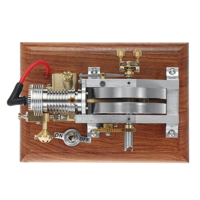 OKMO M96 Oddball Mini Horizontal Air-Cooled Single Cylinder 4-Stroke Hit and Miss Gas Engine Physics Science Educational Learning Toy