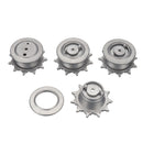Heng Long 3918-1 1/16 RC Tank Spare Parts Metal Tracks/Drive Wheels/Transmission Gearbox Vehicles Model Accessories
