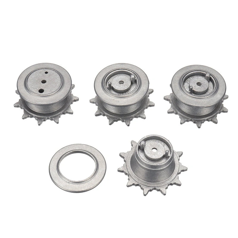 Heng Long 3918-1 1/16 RC Tank Spare Parts Metal Tracks/Drive Wheels/Transmission Gearbox Vehicles Model Accessories