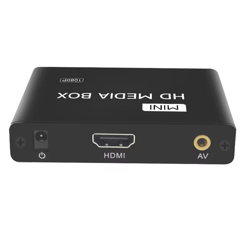 PDM08H Mini Media Player 1080P/4K HD/AD Player Media Box iptv Box Video Multimedia Player Full HD for USB Storage MMC/SD/SDHC Card