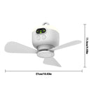 IPRee Portable Ceiling Fans 8000mAh Outdoor Camping Fan Tent Ventilator Cooler Rechargeable Electric Fan Remote Control LED Lighting