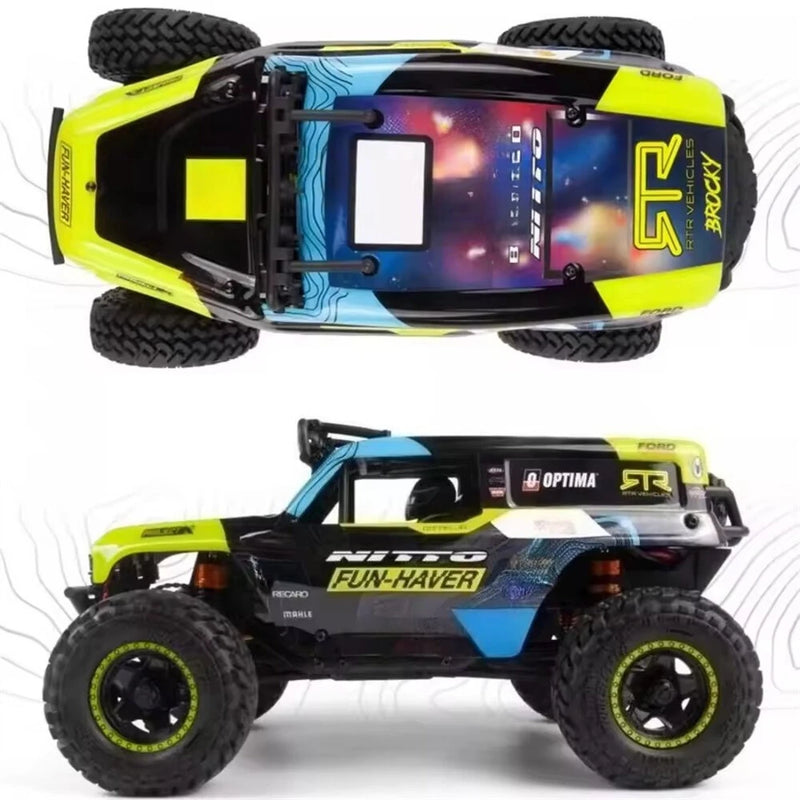 HPI Racing RTR Venture 18 U4 Bronco 4400 1/18 2.4G 4WD Brushed/Brushless RC Car Rock Crawler Off-Road Climbing Truck LCG Two Speed LED Light Straight Axles Vehicles Models Toys