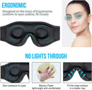KALOAD 3D Contoured Cup Design Eye Yoga Mask Music Play Comfortable Sleeping Headphones with Built-in HD Speaker Mask For Quick Sleep