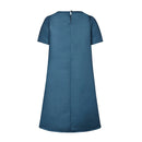 ZANZEA Flowers Print Womens Elegant Party Wedding Satin A-Line Dress Floal Print Dresses