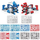2PCS Byjarda VS0301 Hydraulic Boxing Battle Fighting Dinosaur DIY Assembled Remote Control Robot Car Vehicle Model Desktop Games Toys