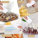 Portable Bag Heat Sealer Plastic Package Storage Bag White Mini Home Sealing Clip Food Snack Fruit Fresh Keeping Gadgets