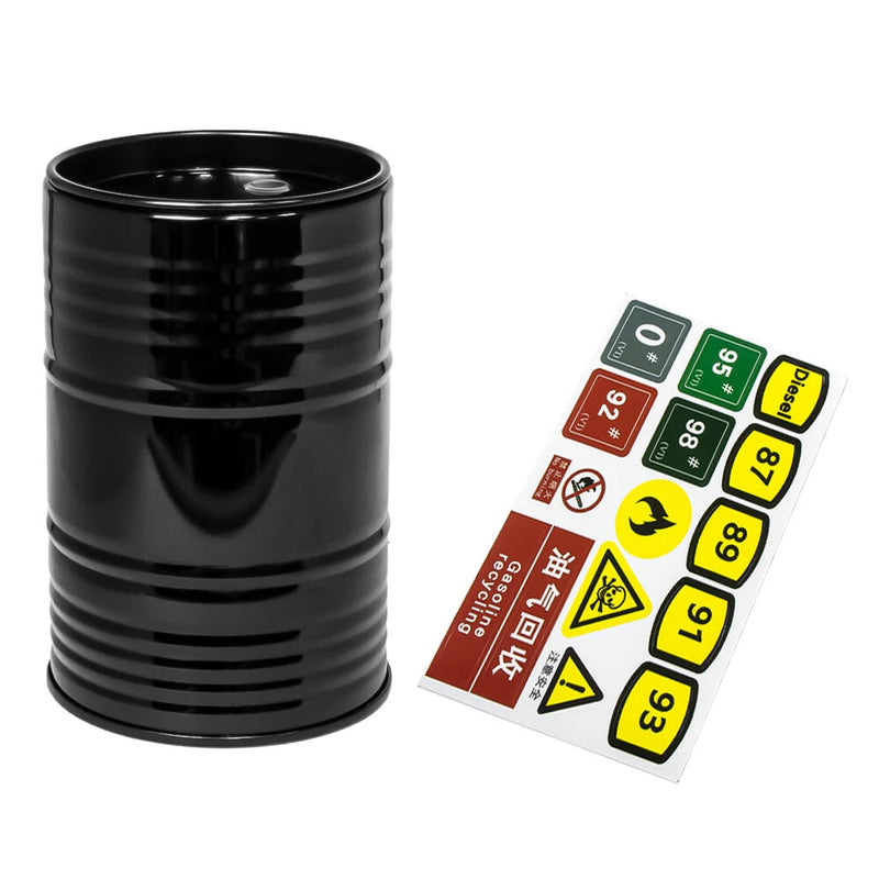 Simulation Decorative Oil Drum Accessories for 1/8 1/10 Climbing Car TRX4 SCX10 Vehicles Models RC Car Parts