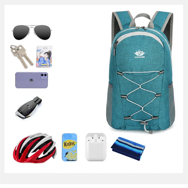 Outdoor Large Capacity Folding Bag Portable Hiking Bag Travel Backpack Men'S And Women'S Backpacks