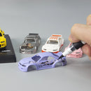 LDARC R02 1/64 2.4G RWD Drift RC Car Mini Race LED Light Radio Control High-Speed Motor On-Road Racing Vehicle Model Boys Gifts 60 Minutes Playing Time Toys