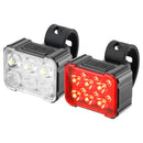 USB Rechargeable Bicycle Light 4-6 Lamp Beads Type-C Charging Cycling Flashlight For Bike Lantern MTB Headlight Taillight