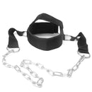 KALOAD Adjustable Head Neck Training Harness with Chain for Strengthen Neck Chin Muscles Weighted Neck Cap Boxing Resistance Training