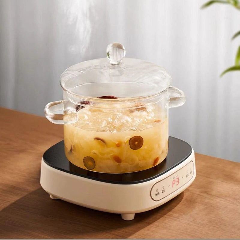 220V 1000W Household Electric Pottery Cooker Multifunctional High Power Hot Pot Stove Countertop Induction Cooker