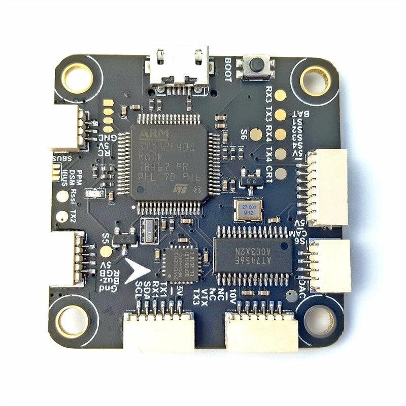 30.5x30.5mm DarwinFPV Betaflight F4 OSD Flight Controller with 10V 4.5V 3.3V BEC and 50A BL_S 2-6S 4IN1 ESC Stack for Darwin129 FPV Racing Drone
