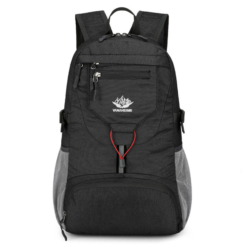 IPRee Foldable Lightweight Fishing Backpack Foldable Travel Bag Men Women Outdoor Sport Camping Climbing Cycling Trekking Shoulder Bags Daypack