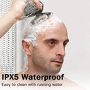 6-in-1 Men's Bald Head Electric Shaver and Trimmer Kit Waterproof and Rechargeable Rotary Shaver with 9 Floating Blades Beard Nose Ear Hair Clipper Facial Brush Quick Charging