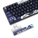 XVX 132 Keys Black Coral Sea PBT Keycap Set Cherry Profile Sublimation Japanese Custom Keycaps for Mechanical Keyboards