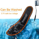 TENGOO Batteries Heated Shoe Insoles Feet Warm Sock Pad Mat Electrically Heating Insoles Washable Warm Thermal Insoles Unisex