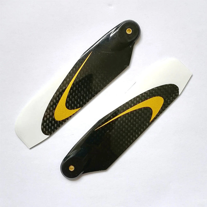 1pair 86mm Carbon Fiber Tail Blade for 550 Class RC Helicopter