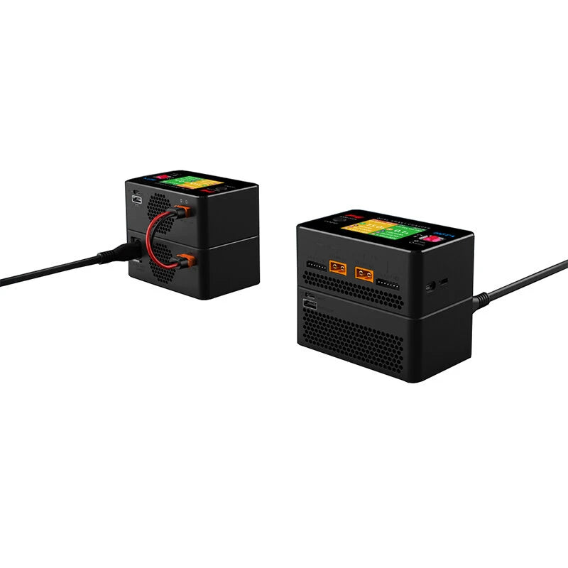 HOTA P6 DC 600W 15AX2 DC Dual Channel Smart Charger with Mobile Service Charging for Lipo LiIon NiMH Battery