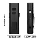 BIKIGHT 400LM 3000mAh Type-C Charging Bicycle Headlight 3 Gears COB Side Light Battery Level Display Waterproof Power Bank Front Bike Light for Night Riding