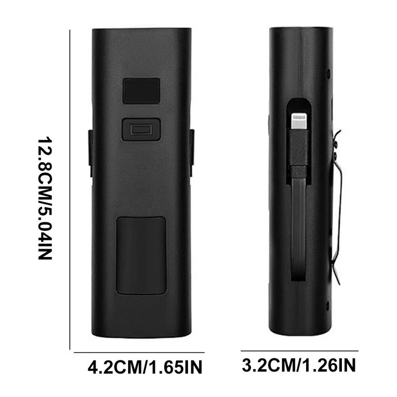 BIKIGHT 400LM 3000mAh Type-C Charging Bicycle Headlight 3 Gears COB Side Light Battery Level Display Waterproof Power Bank Front Bike Light for Night Riding