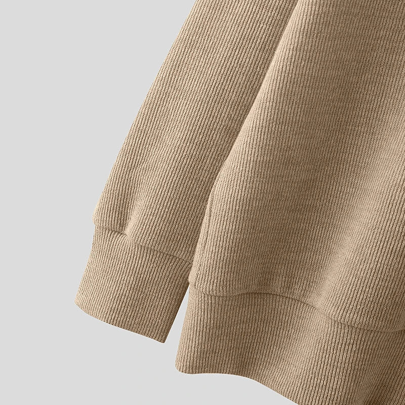 INCERUN Mens Knit V-Neck Long-Sleeve Cardigan Solid Color Comfortable Versatile Men Clothing Fashion Outwear